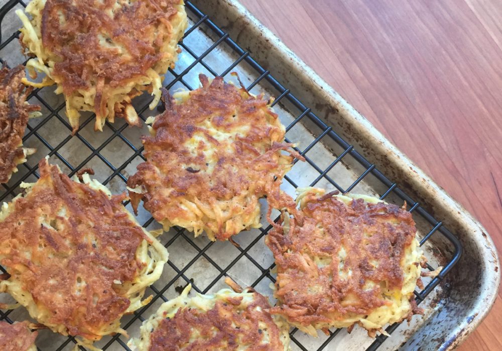Parsnip, Carrot, and Jicama Fritters