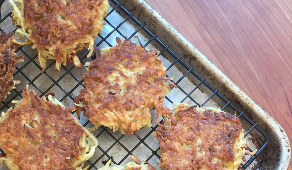Parsnip, Carrot, and Jicama Fritters