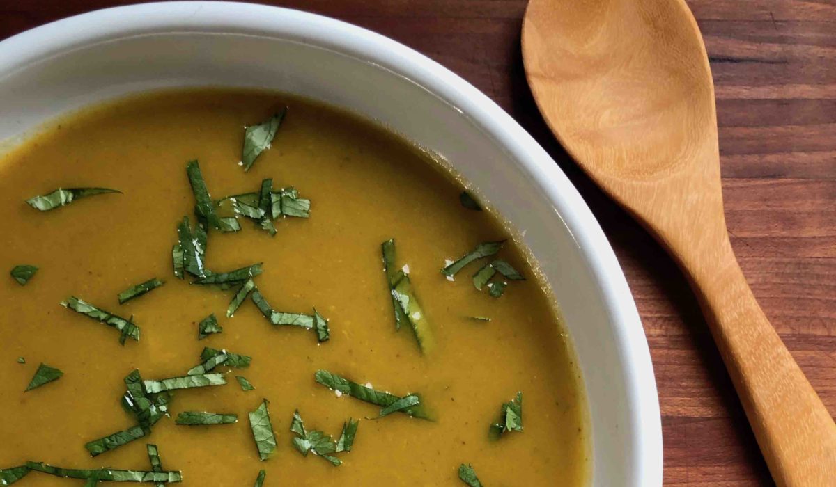 Yellow Curry Butternut Squash Soup