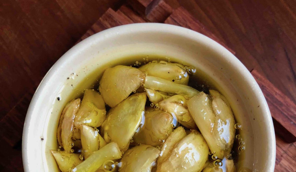 Oven Roasted Garlic and Olive Oil